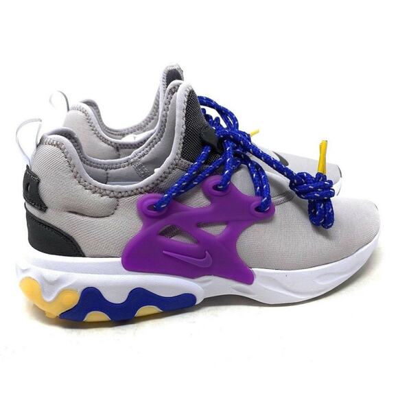 Nike React Presto Silver Lilac Vivid Purple CD9015-003 Running Shoes Women's 8 - Picture 4 of 7